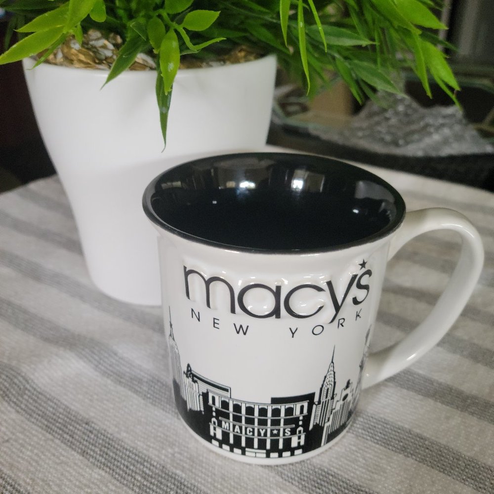 Macy's 3D Embossed Mug